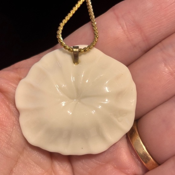 Lenox porcelain 1/20 12k gold chain - Picture 2 of 6